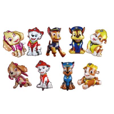 China Marshall Rubble Chase Rocky Paw Pat Cartoon Movie Characters Dog Bun Foil Balloons Party Set Party Set Birthday Party Decorations for sale