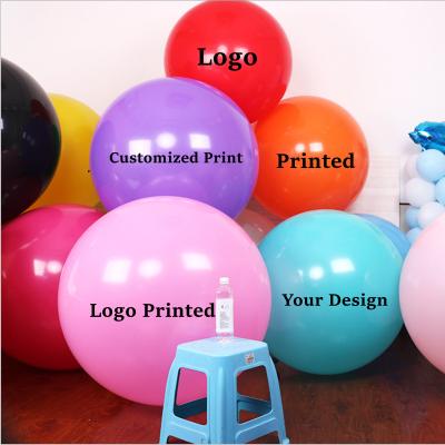 China Gift Toy Decorations Toy Decorations Wholesale Customized Printed 36 Inch Round Giant Elephant Latex Balloons Big Large Balloons For Wedding Birthday Baby Shower for sale