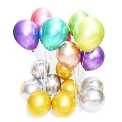 China Gift Toy Gold 12inch Sliver Chrome Helium 2.8g Thick Metallic Natural Latex Balloons Party Decorations Gift Toy Factory Directly Wholesalers For for sale