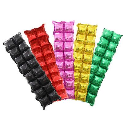 China 2022 New Promotional Toy Brick Decor Grid Foil Balloon Row Square Balloon Double Wall Hanging Toy Party Decorations Garden Background Toy for sale