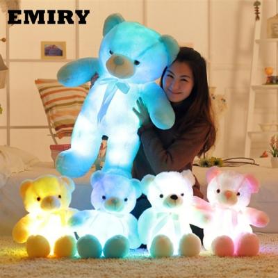 China Factory Direct Selling Plush Toy Led Teddy Bear Plush Toy 30cm 50cm 75cm LED Light Teddy Bear for sale