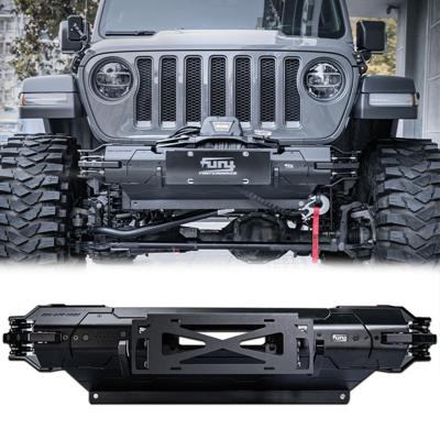 China Fury 2018+ Auto Car Front Bumper Parts Accessories Aluminum / Steel CNC Process For Jeep Wrangler JL JT for sale