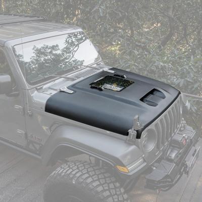 China Carbon Fiber& Aluminum Fury 2018 2019 2020 2021 2022 Carbon Fiber&Aluminum Engine Hood Covers For Jeep Wrangler JL Gladiator JT for sale