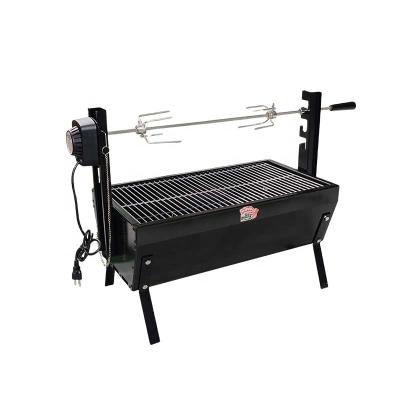 China Adjustable Height Portable Rotating BBQ Grill Steel Powder Coated Electric Griddle Grill For Picnic Charcoal Outdoor Activities for sale