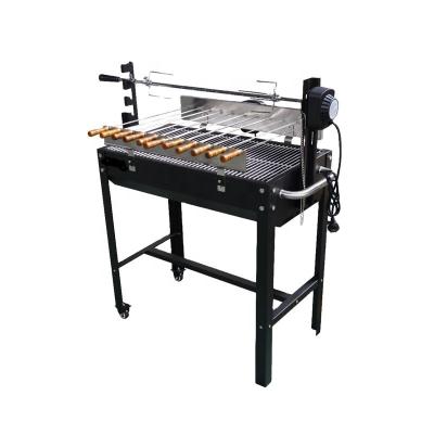 China Adjustable Size Roasting Good Quality Porcelain Glazed Heavy Duty Barbecue Grill For Outdoor Campers Grill Lovers for sale