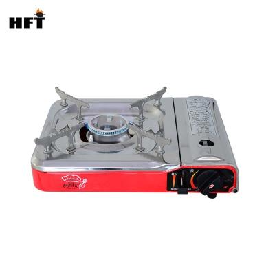 China Easily Assembled High Quality Prodtable Outdoor Light Weight Safety Propane Stove SS Burner Charcoal for sale