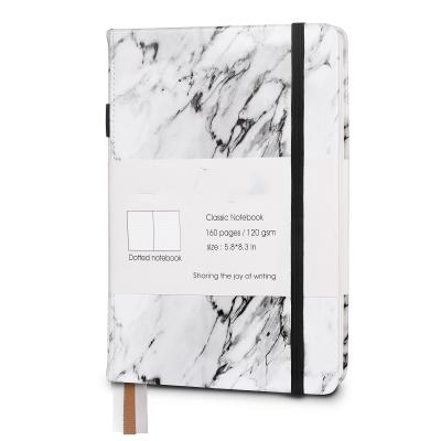 China Marble dotted hardcover book direct order bullet journal hardcover for china manufacture for sale