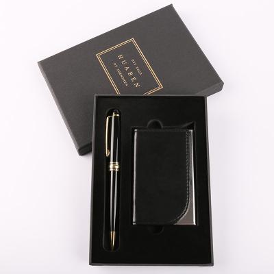 China Financial Institutions Business Custom Case Leather Card Holder for sale