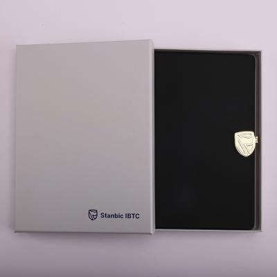 China Hot Selling Hardcover Book Notebook with Magnetic Closure for Standardbank for sale