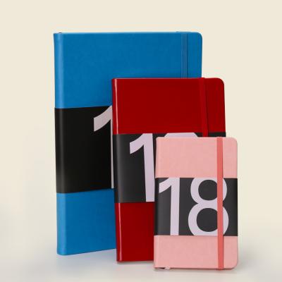 China Custom Leather Magnetic Hardcover Journal A6/A5/A4 Notebook for sale