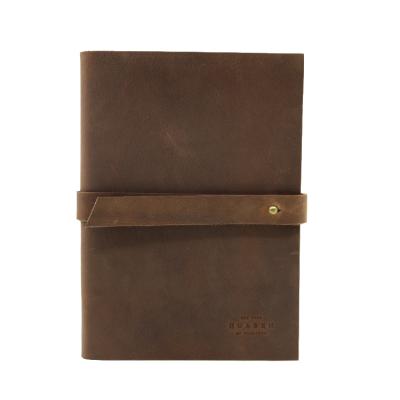 China Large Capacity Vintage Leather Hardcover Journal With Low Price for sale