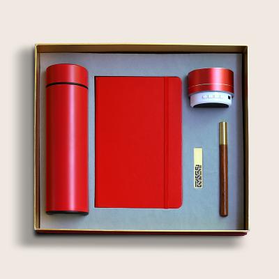 China Financial Institutions Notebook/Instant Vacuum Flask/Pop USB Training Ballpen Business Gifts Set for sale