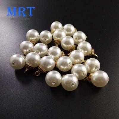 China Excellent Price ABS Pearl Button Washable Cheap Plastic Women Shirt Crystal Pearl Buttons for sale