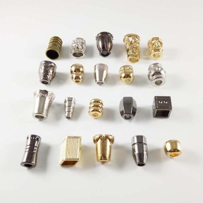 China Eco-friendly dry cleaning good quality nickel free washablemetal cord end plug for sale