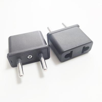 China Cell Phone American China To EU Travel Power Adapter 2 Pin USA Europe To EU Plug Adapter for sale