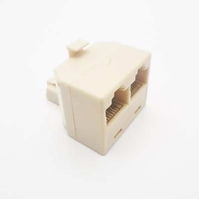 China Network 8P8C RJ45 Male to 2 x RJ45 Female Splitter for sale