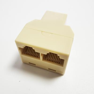 China Customized 8P8C RJ45 Coupler Connector Ethernet RJ45 Splitter With Equipotential Line Connections NETWORK01 for sale