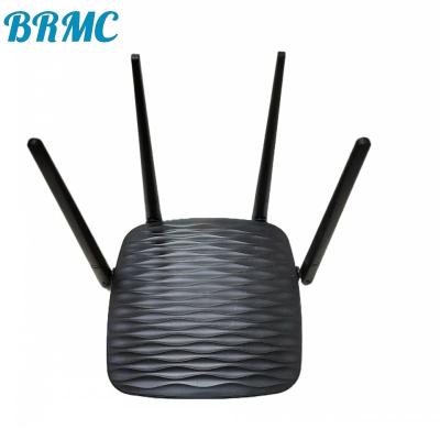 China FTTH AC5 1200MBPS Dual-Band  used Router Dual-Band (2.4 GHz / 5 GHz) Fast Ethernet Black Repeater Wireless Router AC5 for sale