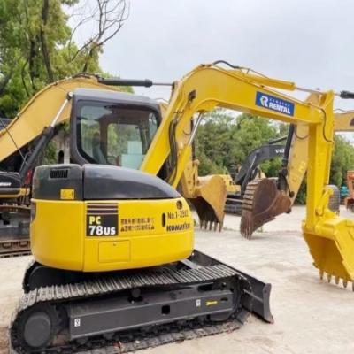 China Gebruikte graafmachine komatsu PC78us origineel Japan Gebruikte Mini komatsu 78 kruiper Graafmachine te koop Te koop