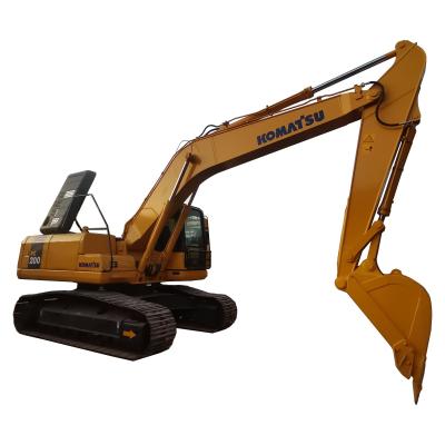 China Second Hand Komatsu PC200 Excavator Japan Engine 0-2000 Working Hours 20000 KG Weight for sale