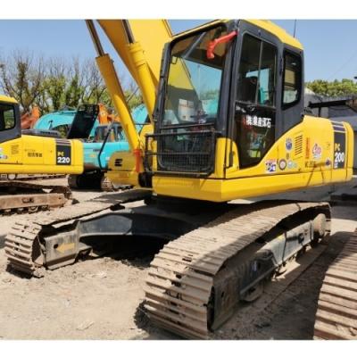 China Low Working Hours Used Komatsu PC200 Excavator for Your Road Construction Projects for sale