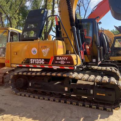 China Low Fuel Consumption Sany 135C Excavator For Construction Projects for sale