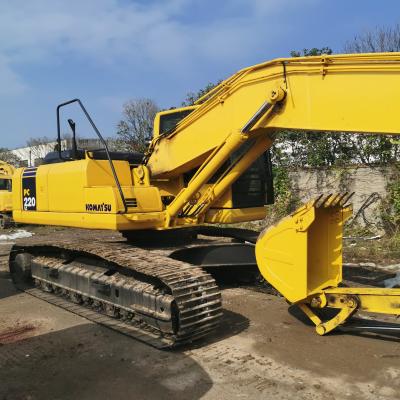 China Used Kumatsu PC220 PC200 PC240 Crawler Excavator with 1m3 Bucket Capacity in Shanghai for sale