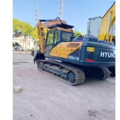 China Used Hyundai 220-9 Excavator 22 Ton Original Color Korean Second-Hand Excavator for sale