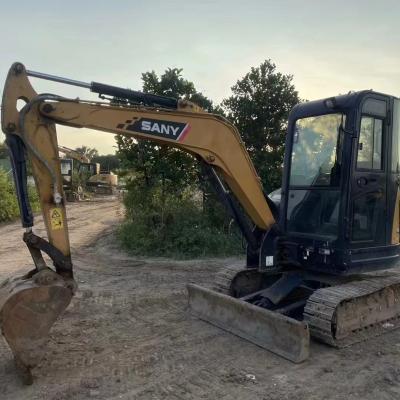 China Original Paint Used SANY SY35U Small Excavator With High Work Efficiency for sale