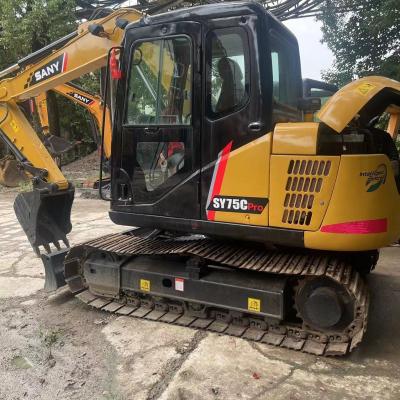 China 7000KG Second Hand Sany 75 C Excavator Good Excavator Efficiency 7T Operating Weight for sale