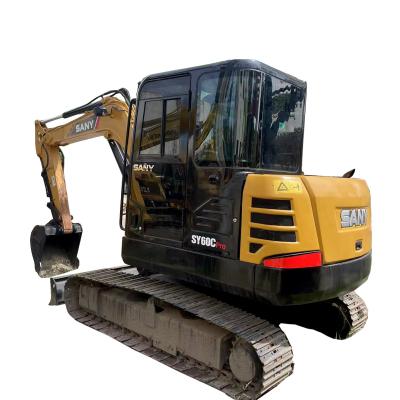 Chine Second Hand SANY60C Pro Excavator 6T Operating Weight Good Condition For Big Projects à vendre