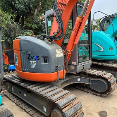 China 0.4m3 High Work Efficiency 7000KG Hitachi ZX75U Excavator for sale