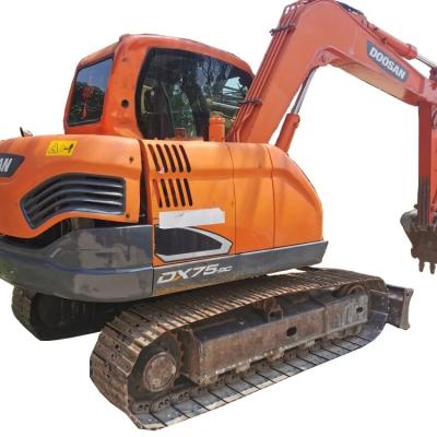 China Tweedehands DOOSAN DX75C-9 graafmachine voor het verpletteren van gebruikte apparatuur Te koop