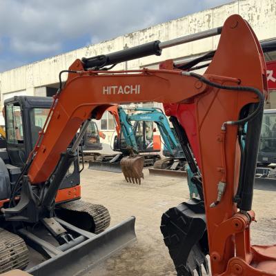 China Hitachi ZX65U Second Hand Excavator Original Hydraulic Valve And High Work Efficiency for sale