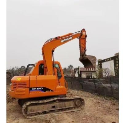 Китай 2018 Doosan DH80-7 6 тонн мини-экскаваторный трек типа DH80 0,28м3 продается