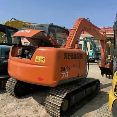 China Smooth Operation ZX70 Excavator With Original Hydraulic Valve And 7T Operating Weight for sale