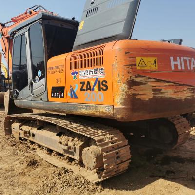 China Excavadora ZX200 cor original Horas de trabalho 0-2000 Desempenho de alto nível à venda