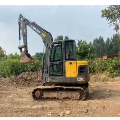 China Mini Used Volvo EC55 EC60 Tracked Excavator For Heavy Duty Work for sale