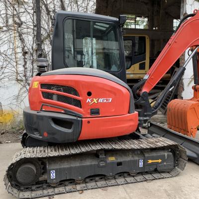 China 90% Japão Mini Excavator Kubota KX 163 Usado com baixo consumo de combustível à venda