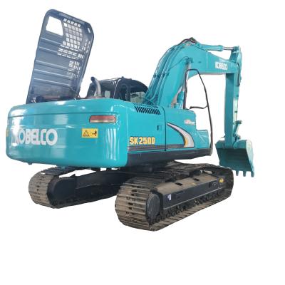 China Low-priced Second-hand Kobelco SK250d Excavator and Low Working Hours Affordable Deal for sale