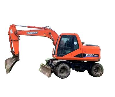 Κίνα 15 τόνων Dh150w-7 Doosan Wheel Excavator με χωρητικότητα κουβάς 0,75m3 προς πώληση