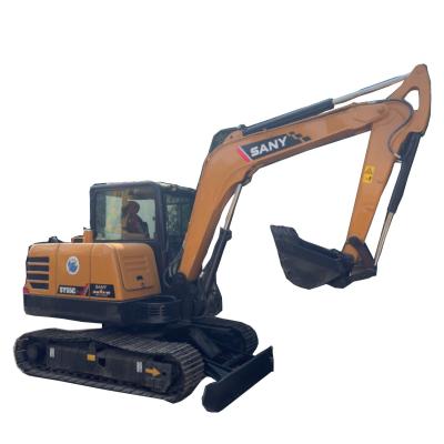 China Good Condition 5tan SANY Excavator Used Komatsu SY55C-pro with Mild Steel Overall Design for sale