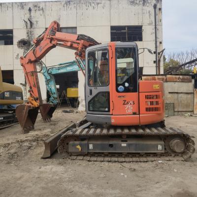 China Used Hitachi ZX75UR Mini Crawler Excavator with in Good Condition in Original JAPAN for sale