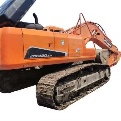 Chine Original Doosan Dx420 Super Excavator with High Slope Efficiency and Good Cab Sealing à vendre