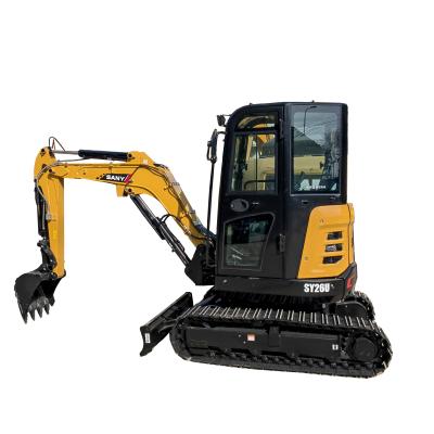 Cina SANY2.5tan Escavatore Komatsu SY26u di seconda mano con pompa idraulica di 15.2KW originale in vendita