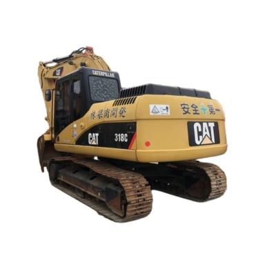 China Máquina de escavadeira de segunda mão Caterpillar 318D2 Máquina de cor original 2021 Ano à venda