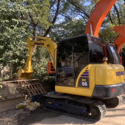 China Japão HidráulicaExcavadora usada Komatsu 56-7/60-7/70-8 para venda, bom estado, preço barato à venda