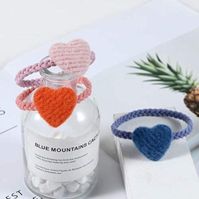 China Hair Tie Heart-Shaped Hair Clip Fits Baby's Valentine's Day Hairpin for sale