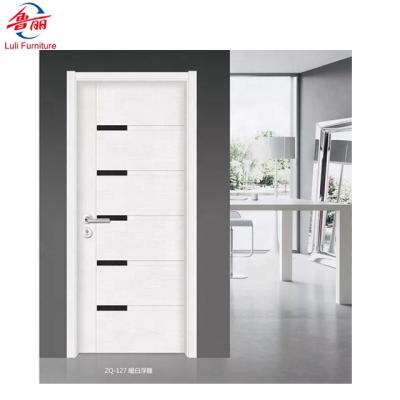 China Lateste modern design wooden interior doors with frames for sale