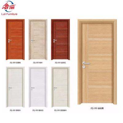 China Interior MDF Modern Modern PVC / Melamine Doors For Project for sale